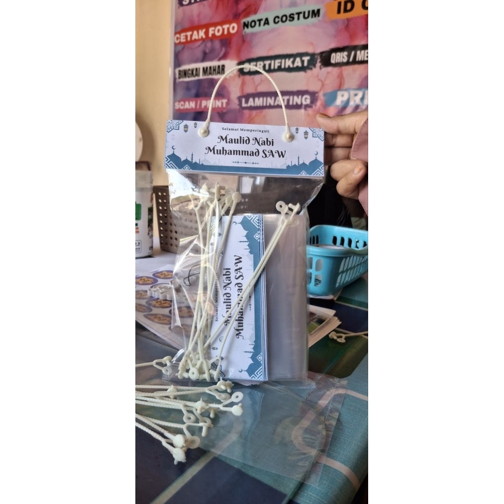 

(isi10pcs) Plastik Snack Maulid Nabi Muhammad/Parcel Snack