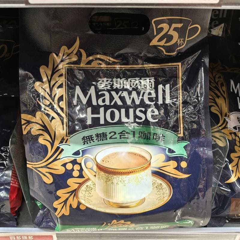 Maxwell house kopi coffee isi 25 sachet 2 in 1 no sugar