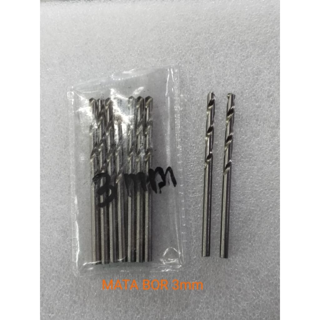 MATA BOR BESI MINI DRILL 3 mm LUBANG PCB ANTI KARAT KUALITAS BAIK
