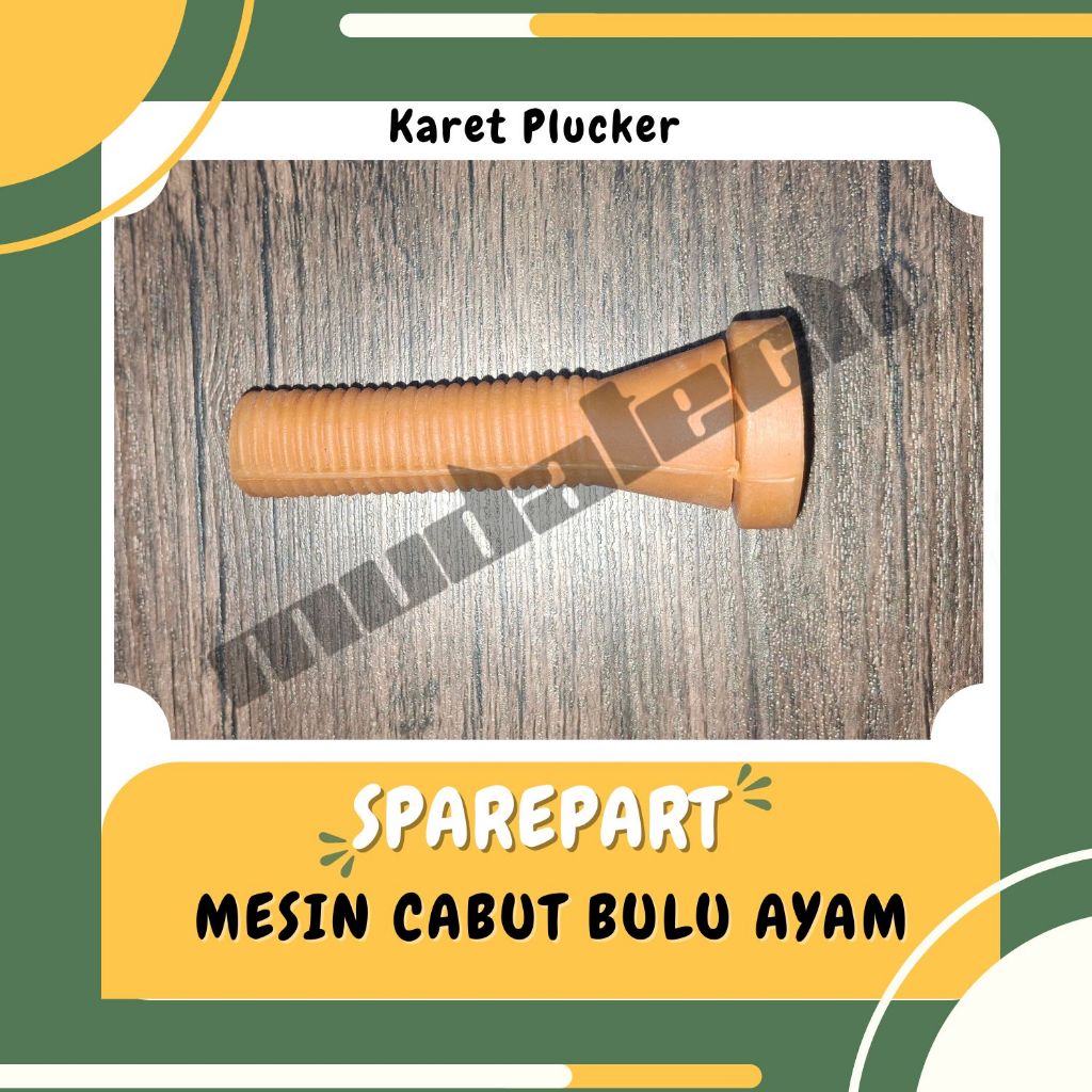 Sparepart Karet Plucker Mesin Cabut Bulu Ayam
