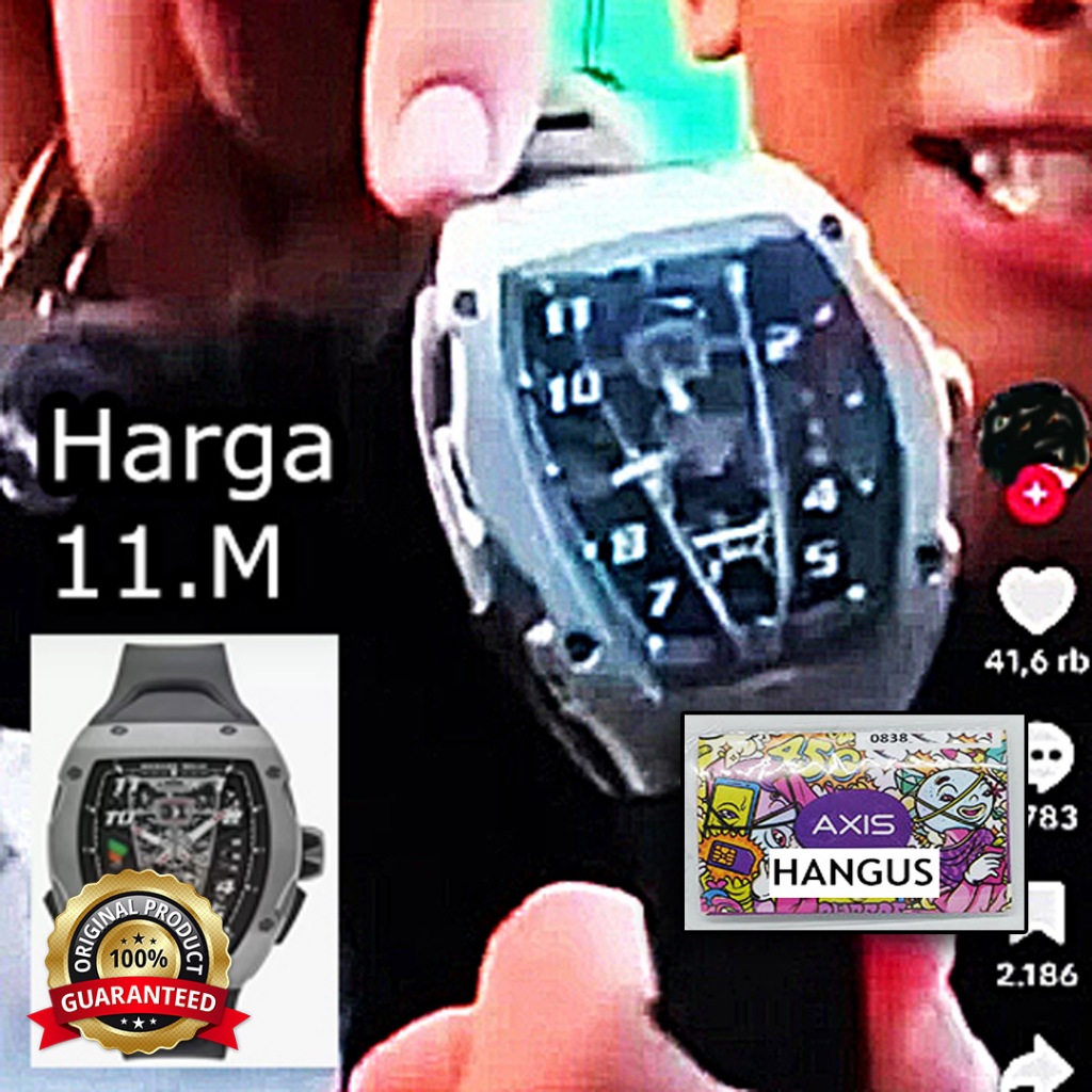 JAM TANGAN RICHARD MILLE RM 40-01 S@HRONI (Perdana Axis Sudah Hangus)