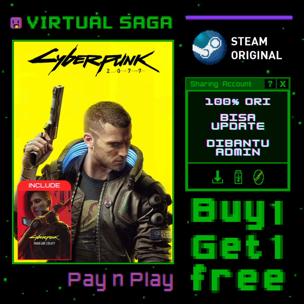 Cyberpunk Phantom Liberty Steam PC Game Original