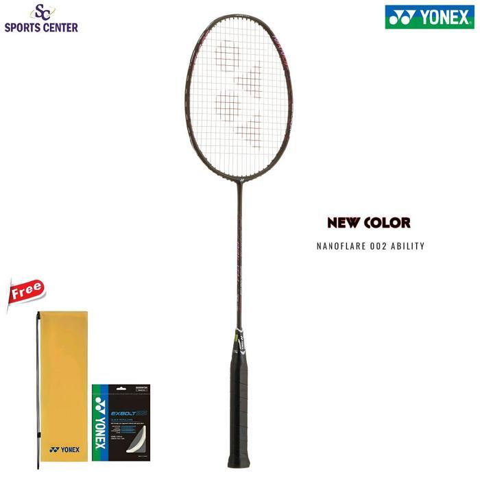 New Color Raket Badminton Yonex Nanoflare 002 Ability Black / Pink