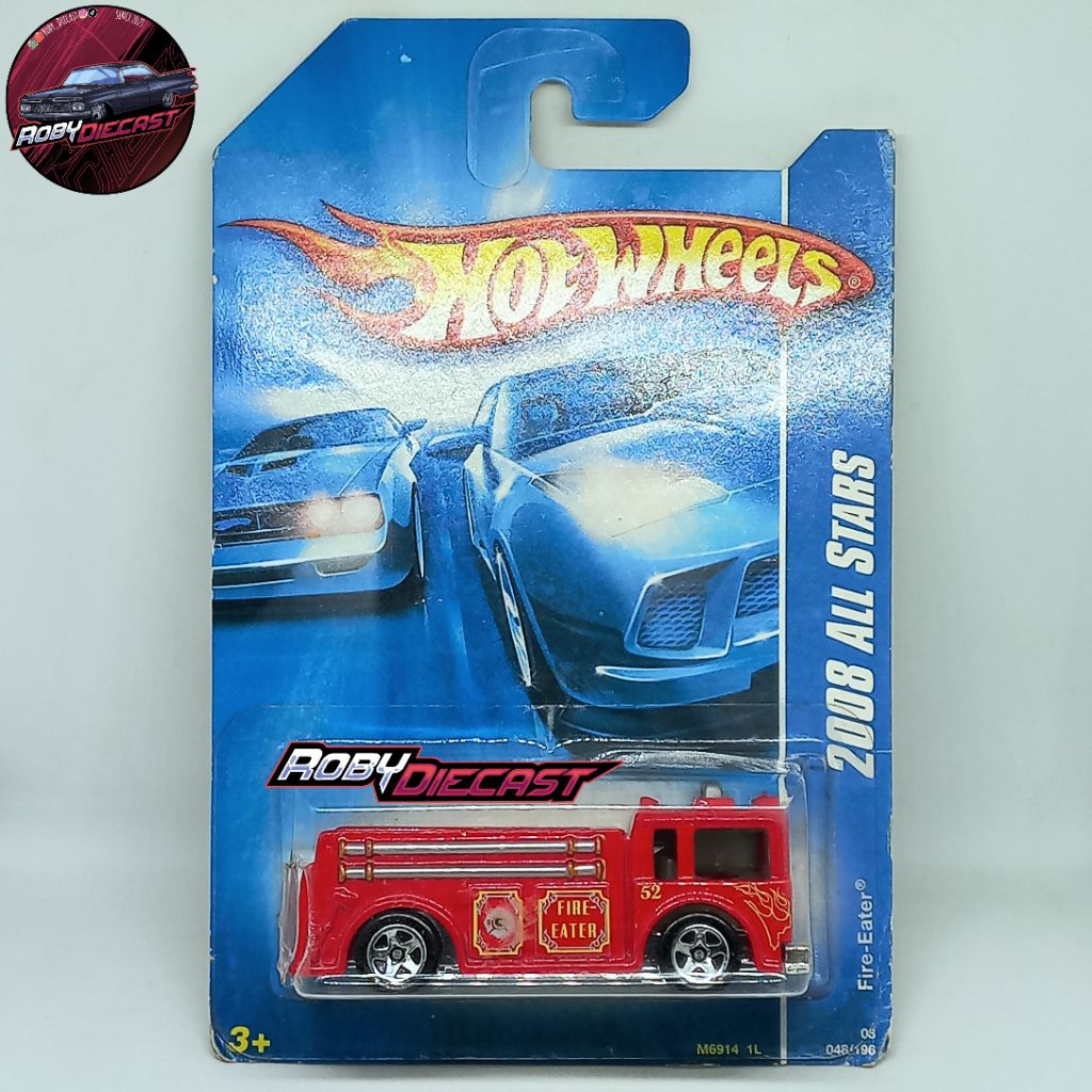 Hot Wheels Fire-Eater 2008 All Stars (left bubble crack)