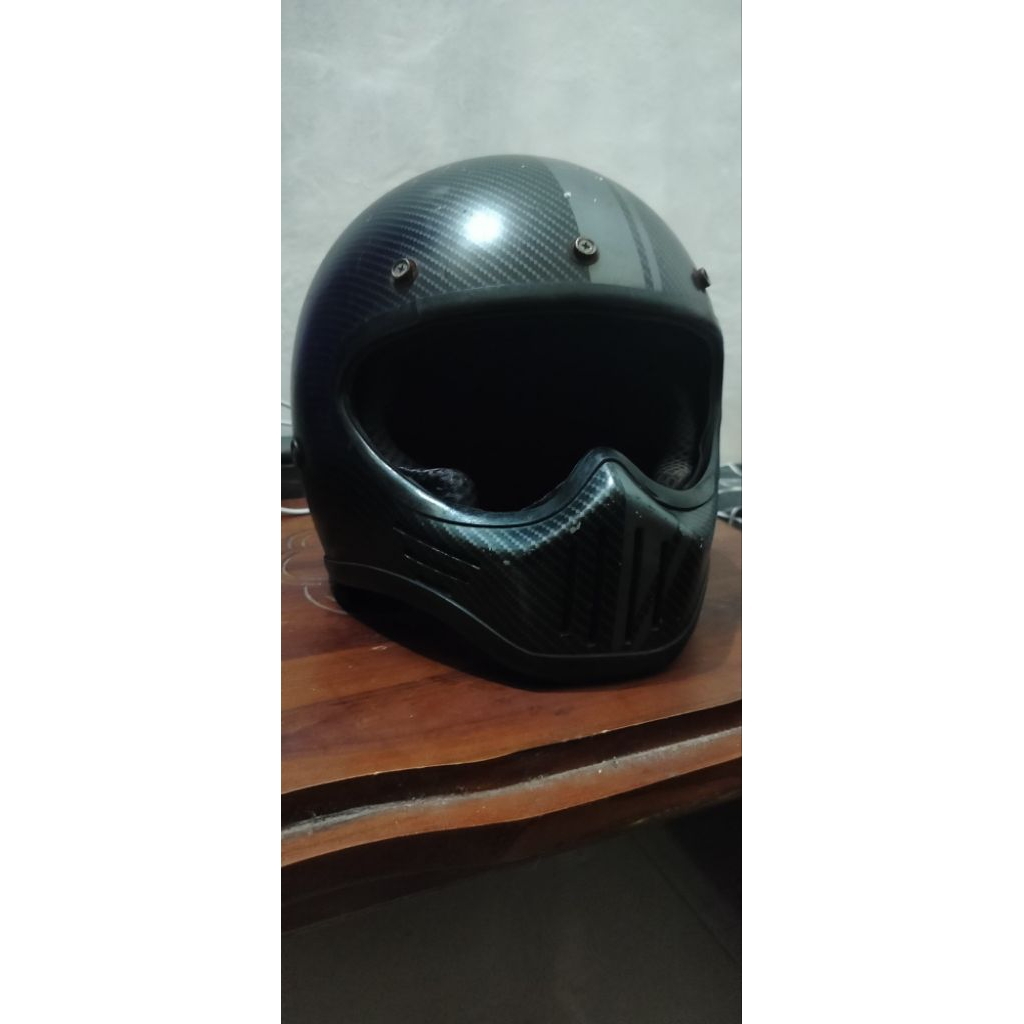 Helm Cakil M30 Fullface Hitam