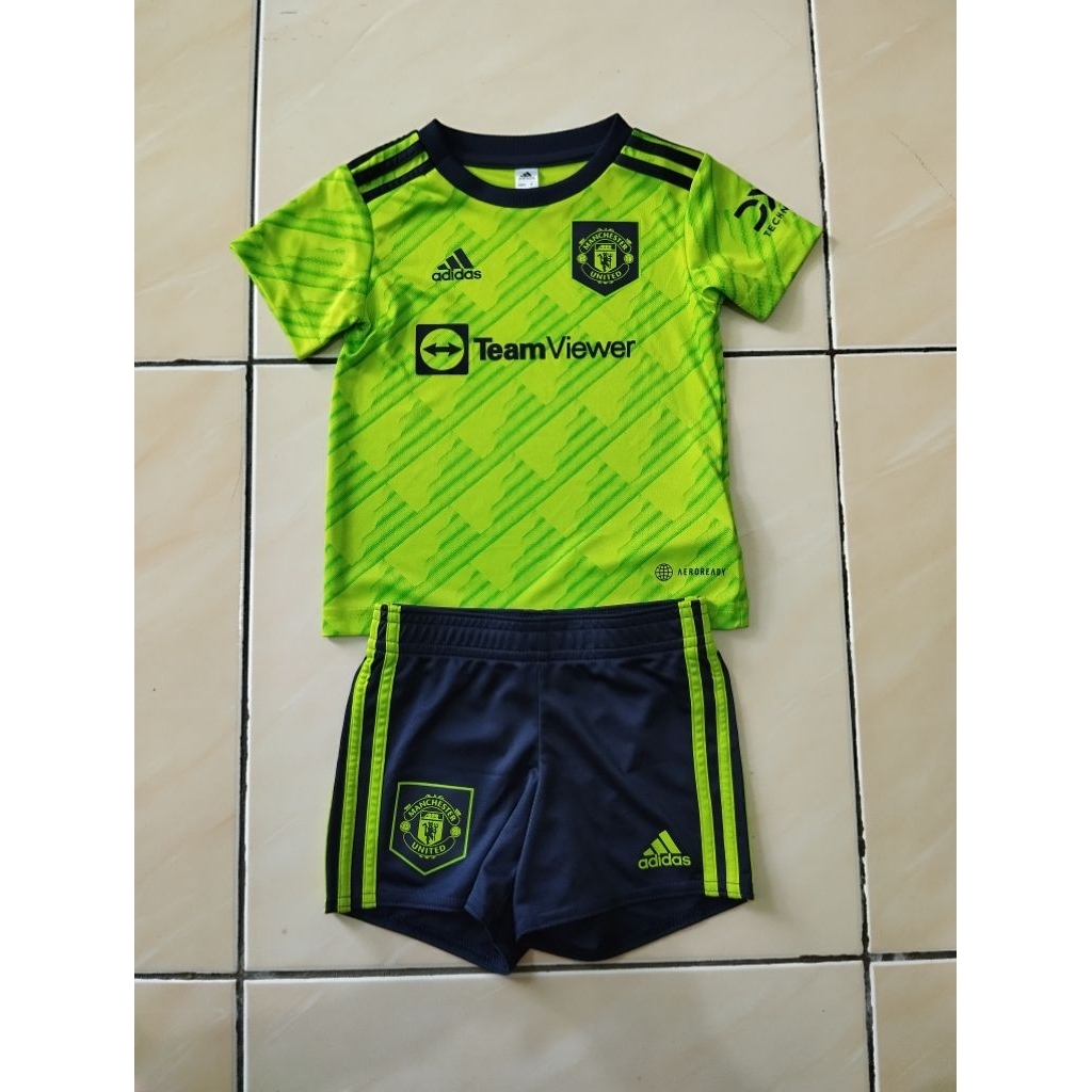 jersey original manchester united third 2022 baby kit