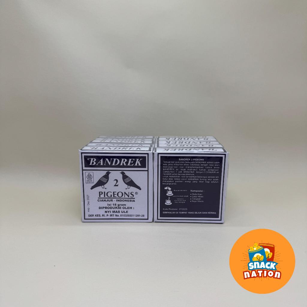 

2 PIGEONS BANDREK KHAS CIANJUR ASLI ISI 10 PCS 250 GRAM