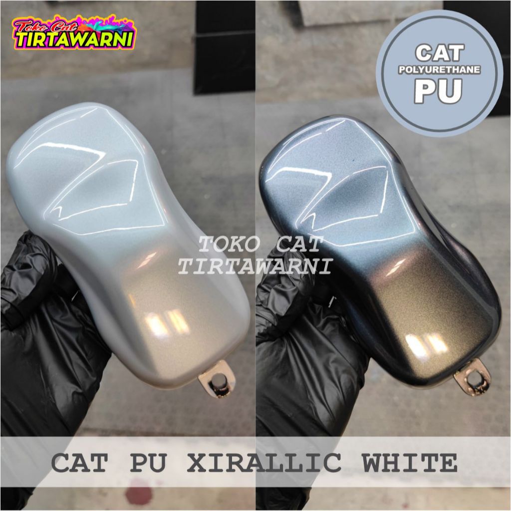 CAT PU XIRALLIC WHITE - TIRTAWARNI