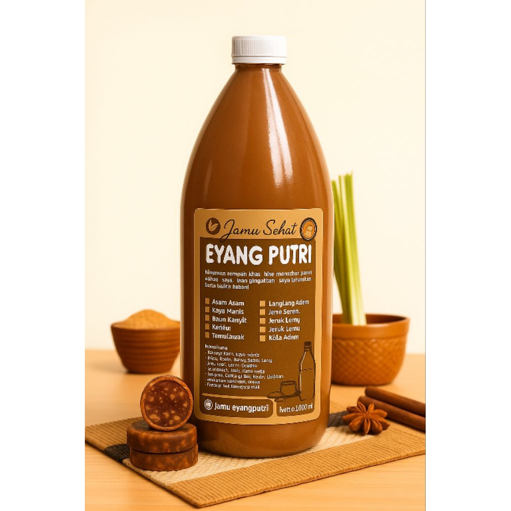 

Jamu Sehat - Jamu Sehat Eyang Putri 1000ml Rempah Alami