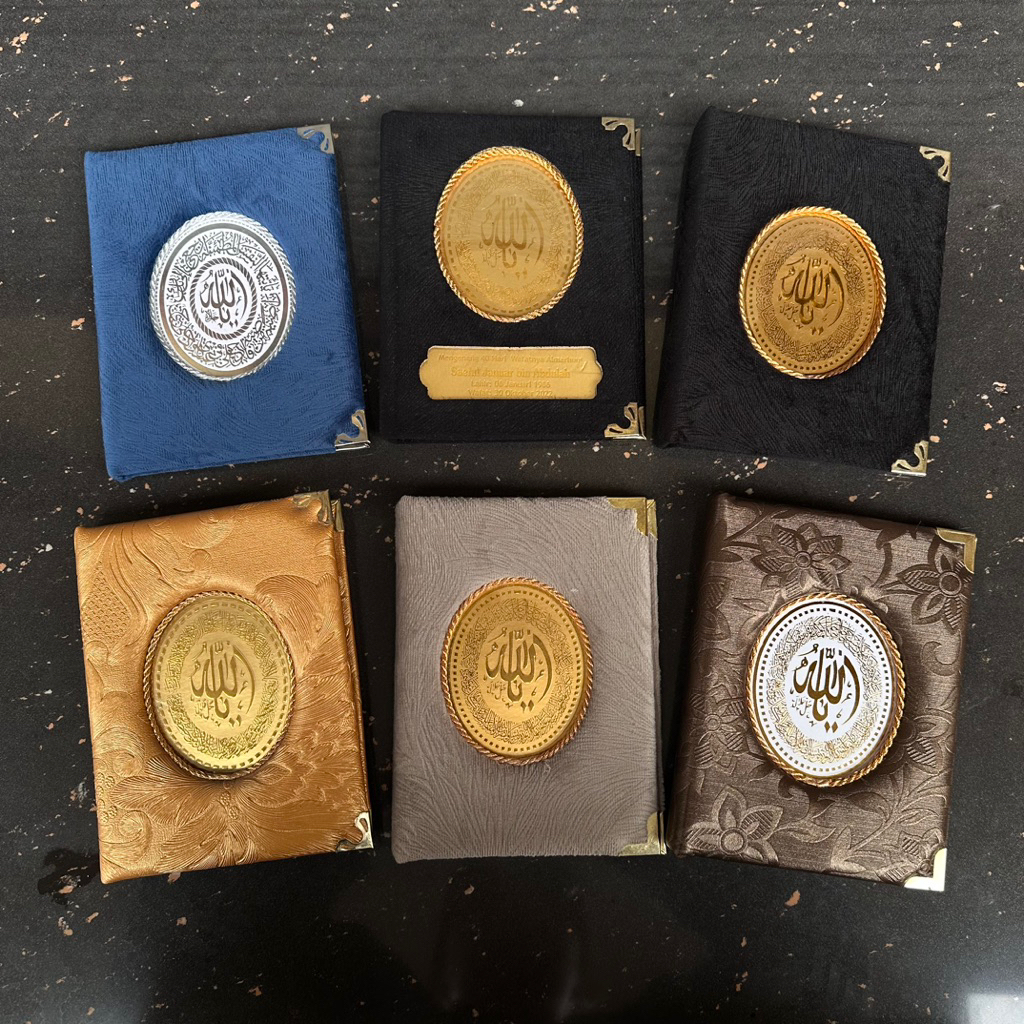 

buku yasin tahlil custom nama dan foto premium hard cover 144 hal