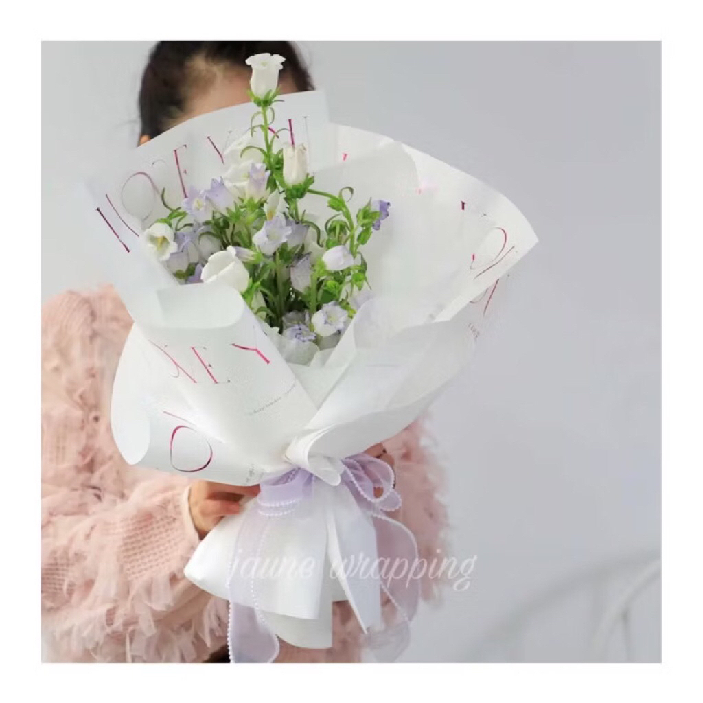

[5LEMBAR] Kertas Buket I Love You / Flower Wrapping Paper