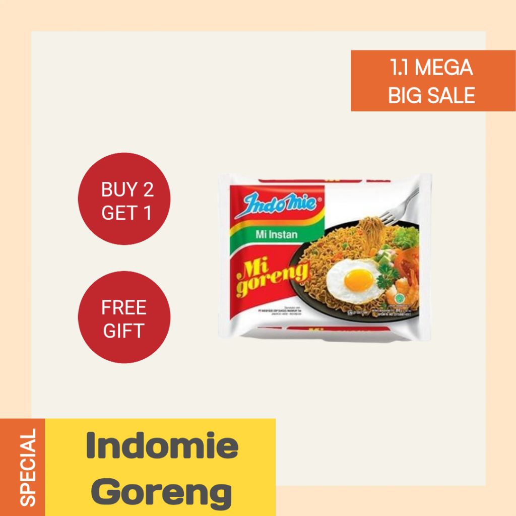 

Indomie Goreng 3=10.000