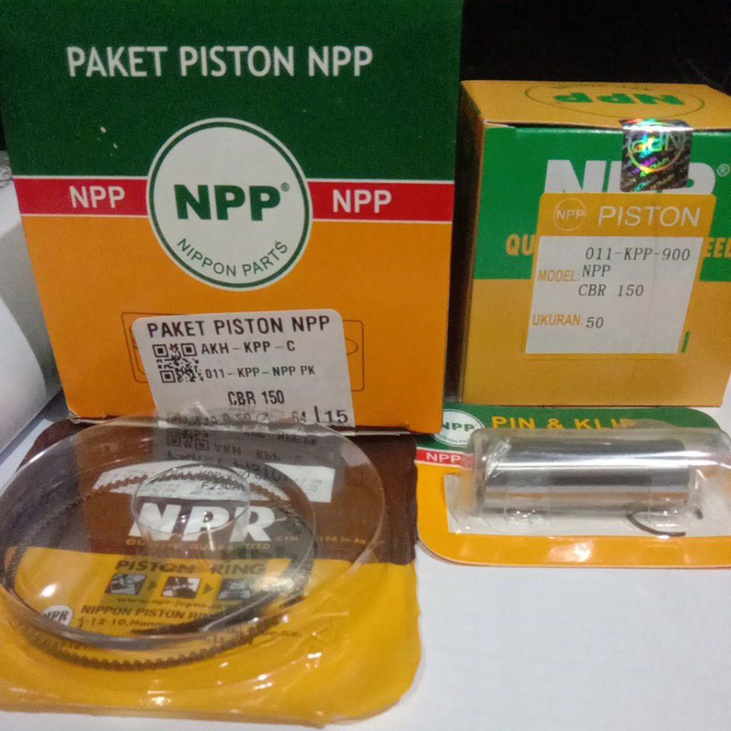 PISTON KIT NPP OV 0.50 CB 150 OLD K15 CBR 150 OLD NPP PARTS