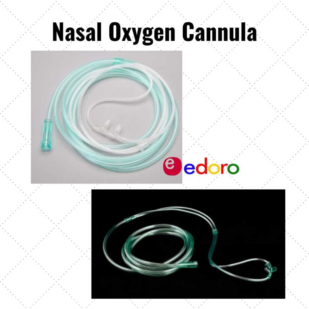 Nasal Oxygen Cannula, Selang Oksigen, Nasal Oksigen