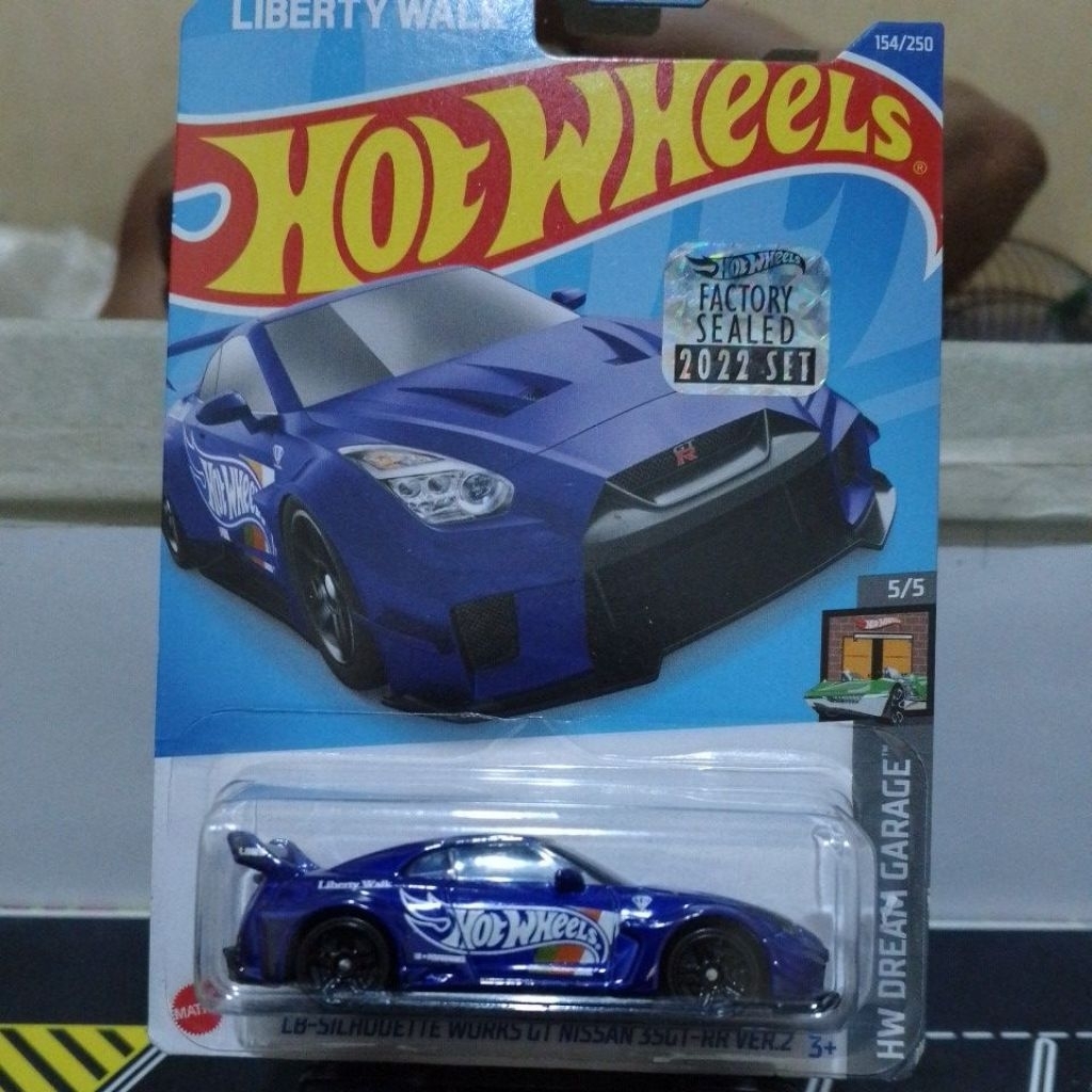 Hot Wheels Nissan GTR R35 LBWK Blue Factory Sealed
