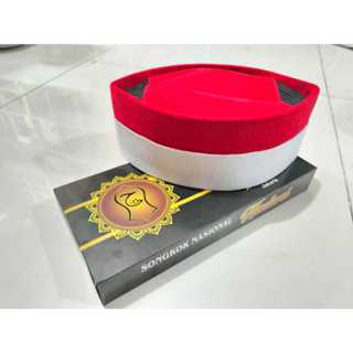 PECI SONGKOK MERAH PUTIH LOGO GARUDA