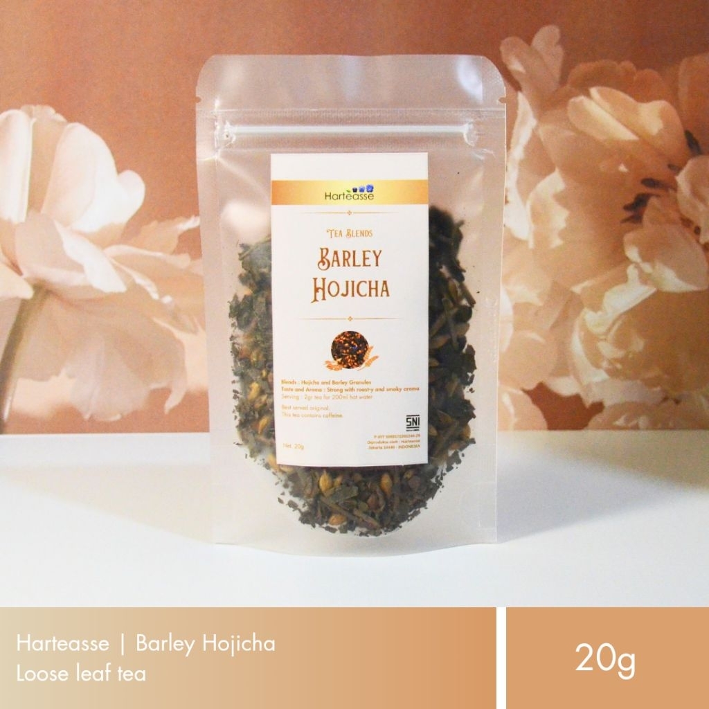 

Harteasse | Barley Hojicha | Teh Hijau Panggang dengan Barley Kemasan Pouch | Loose Leaf | 20g