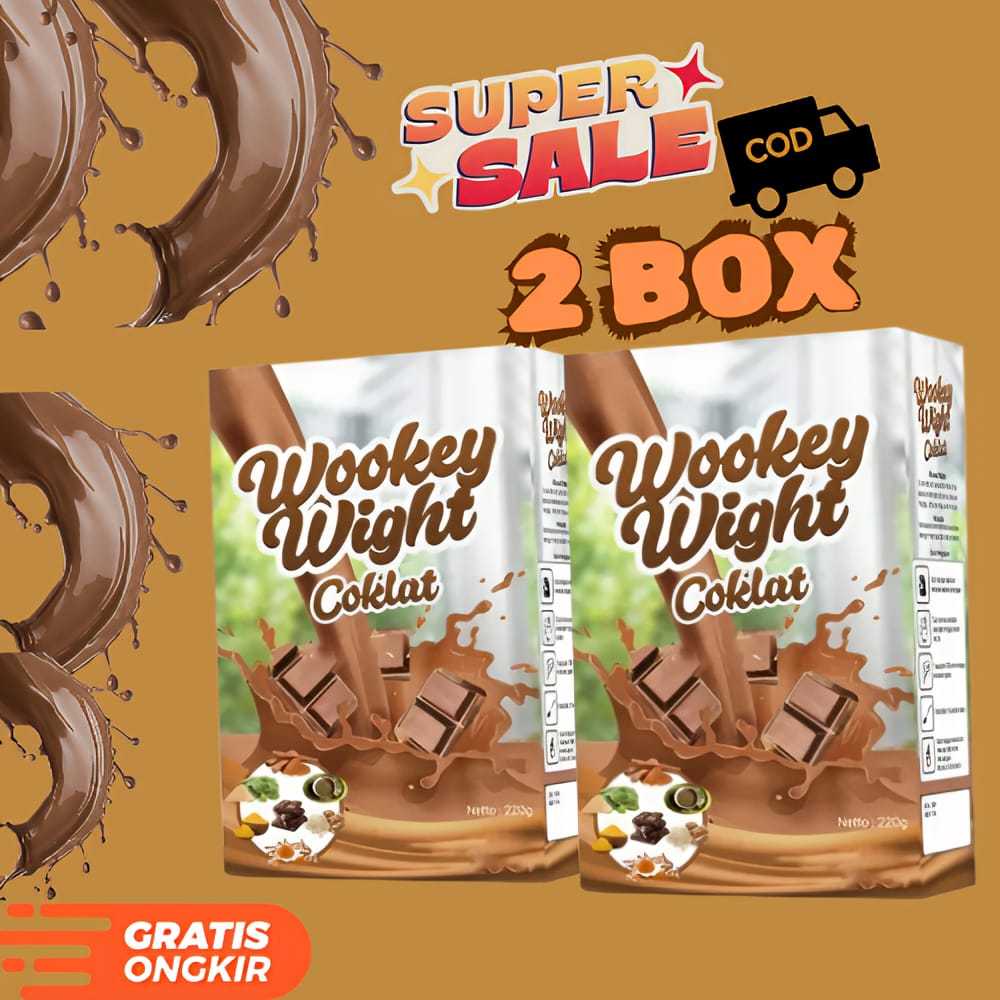 

PAKET NUTRISI 2 BOX!!! BIG SALE BEST SELLER!!! Wookey Weight COKLAT Susu Penggemuk Ampuh 100%