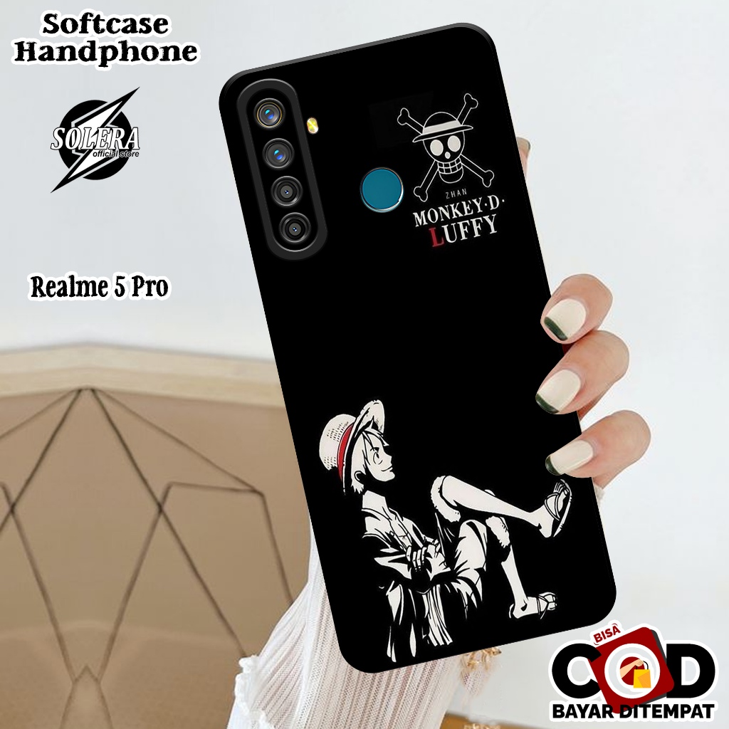 Case Realme 5 Pro Softcase Realme 5 Pro Terbaru Silikon Pro Camera Fashion Case Anime Cover Hp Kesin