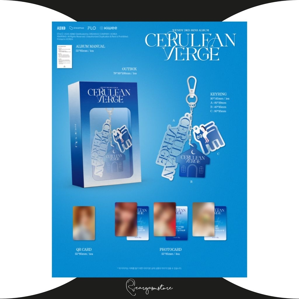 WENDY (RED VELVET) - CERULEAN VERGE (KEYRING VER)