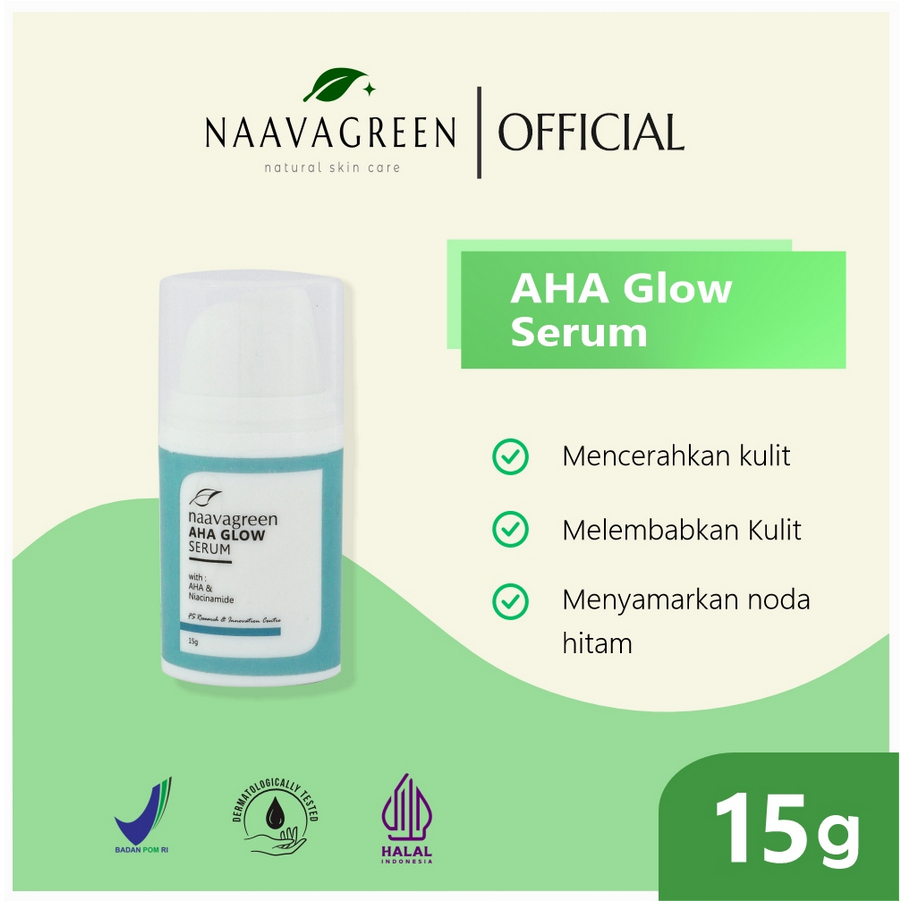 NAAVAGREEN AHA GLOW SERUM - NAVAGREEN - NAVA GREEN - NAVAAGREEN - NAVAA GREEN