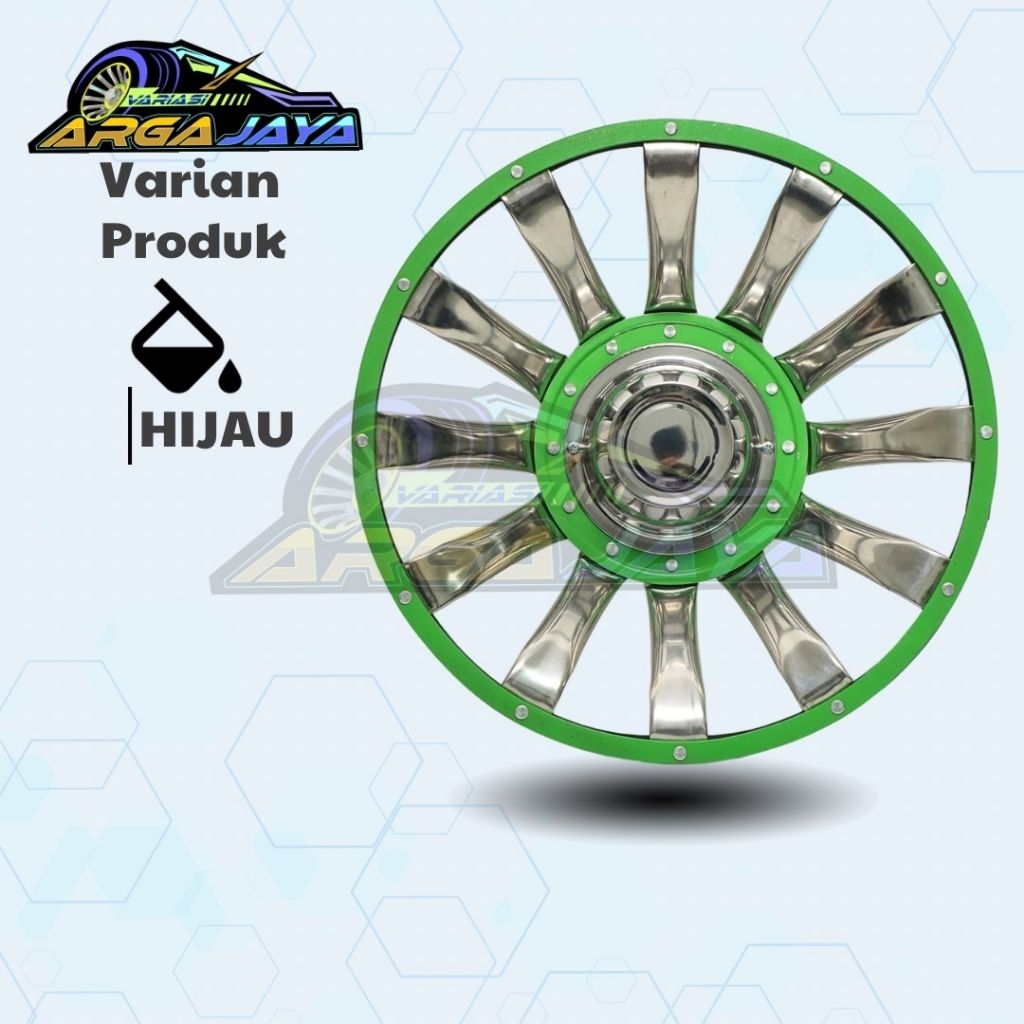 (1PASANG=2BIJI) WILDOP R16/WILDOP TRUCK RING16/WELDOP RING16/WILDOP JARI-JARI/WILDOP SPIDERMAN