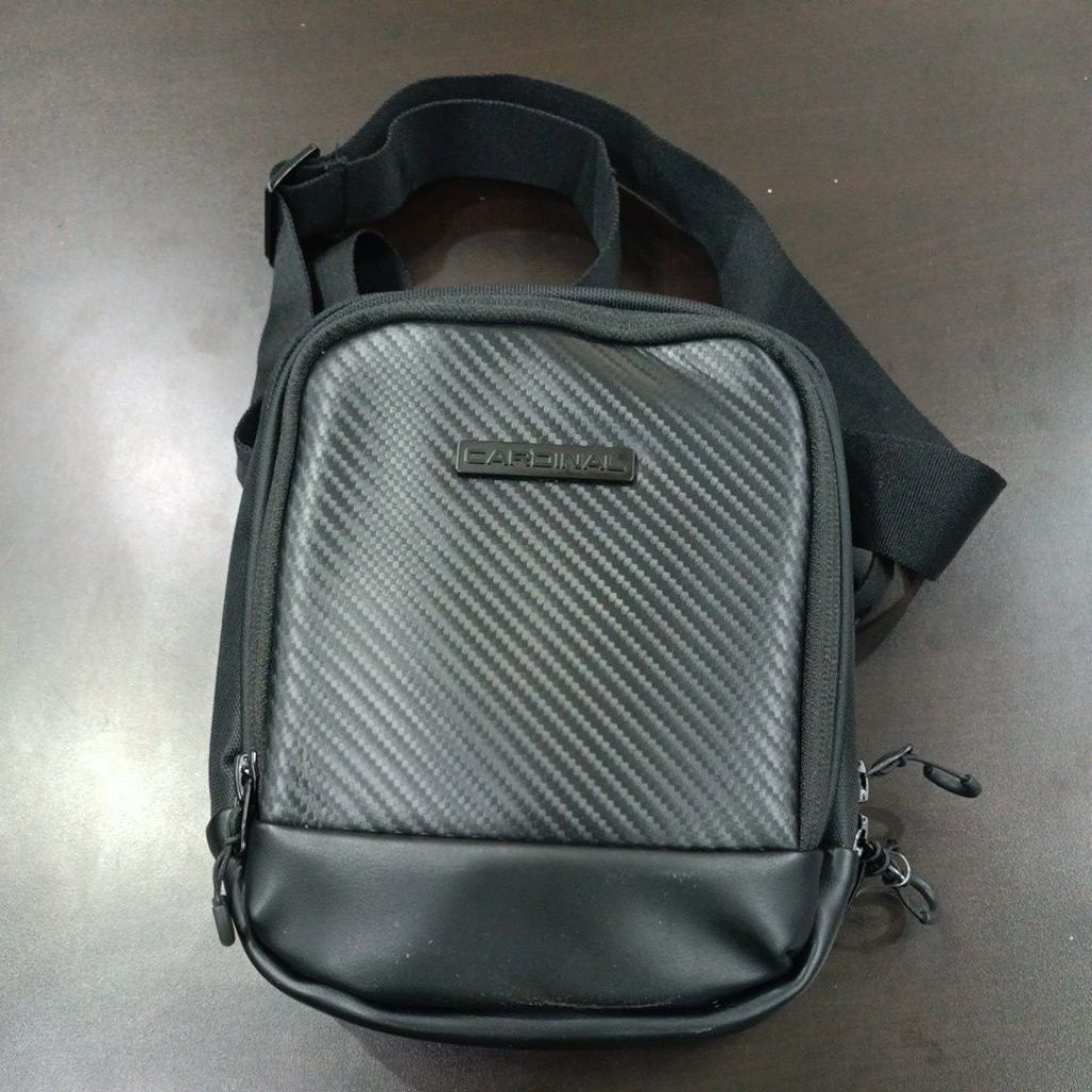 TAS SELEMPANG/SHOULDER BAG CARDINAL, WARNA HITAM ORIGINAL, 100%NILON/5846382