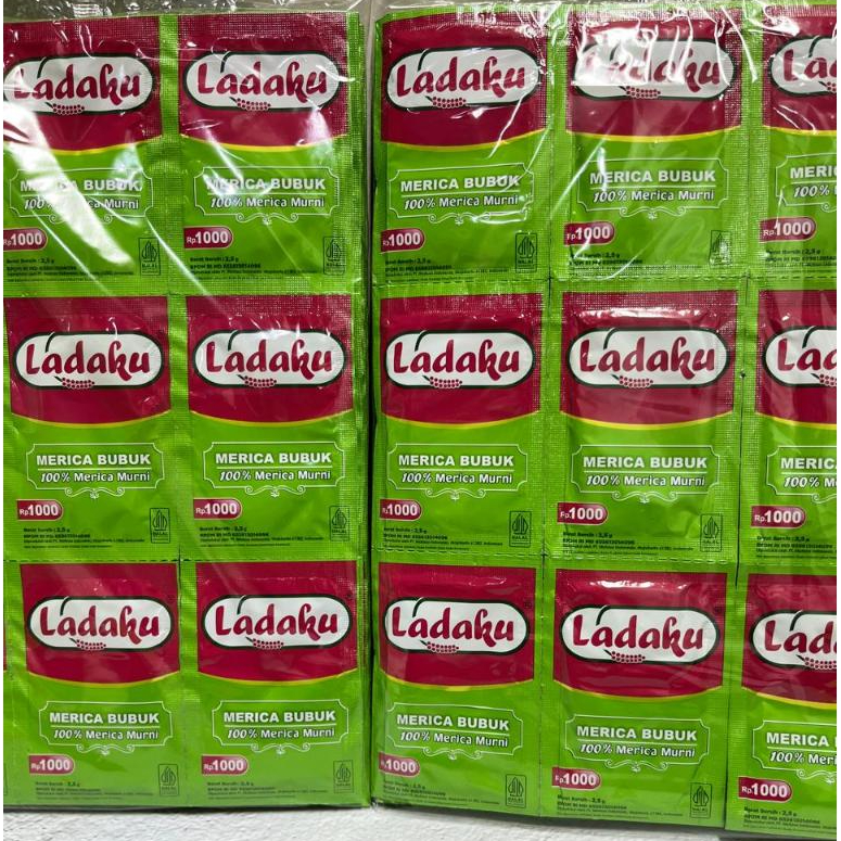 

Ladaku Merica Bubuk pack (6 lusin x 2.5gr)