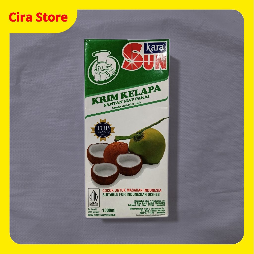 

Santan Kelapa Sun Kara 1L