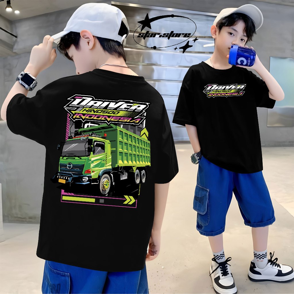 Kaos anak Driver Muda Indonesia (Driver Truck Hino 500)