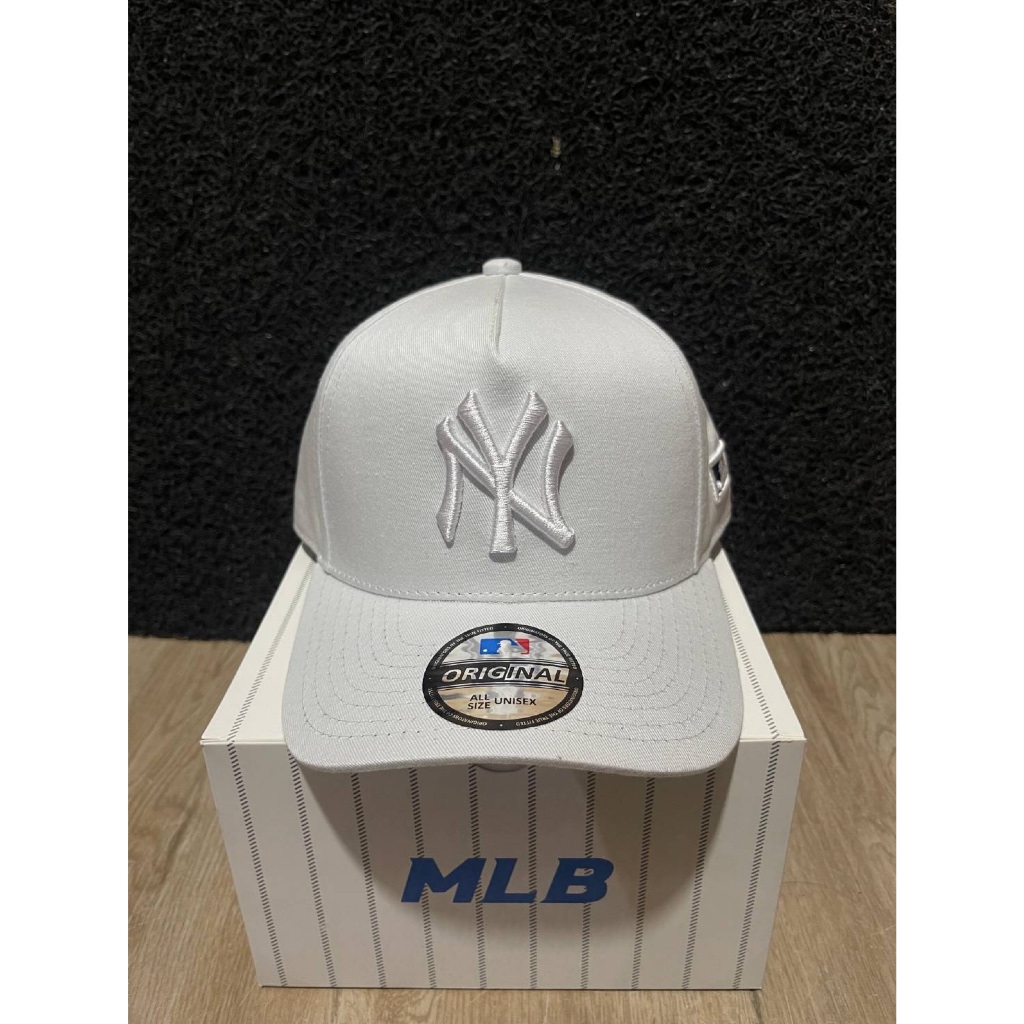 TOPI BASEBALL MLB NY FULL WHITE LOGO ORIGINAL WHITE CAPS / TOPI PRIA WANITA / TOPI FULL SET