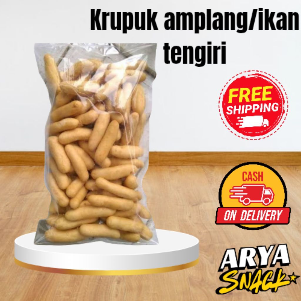 

1 kg krupuk tengiri/amplang murah