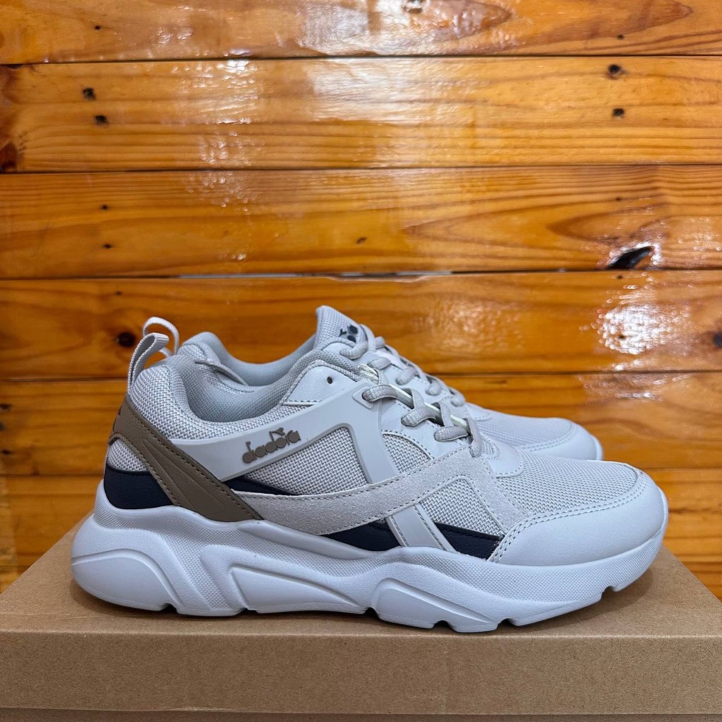 ONLY SIZE 40 SEPATU DIADORA UNISEX PRIA DAN WANITA DIADORA MACHA GREY SNEAKER SPORTY RUNNING COD ORI