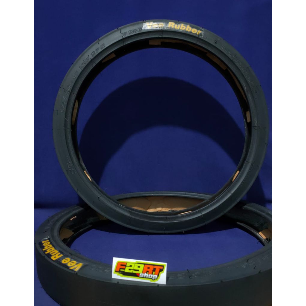 Ban Vee Rubber 60 / 80 - 17 Drag Slick Botak Original Thailand