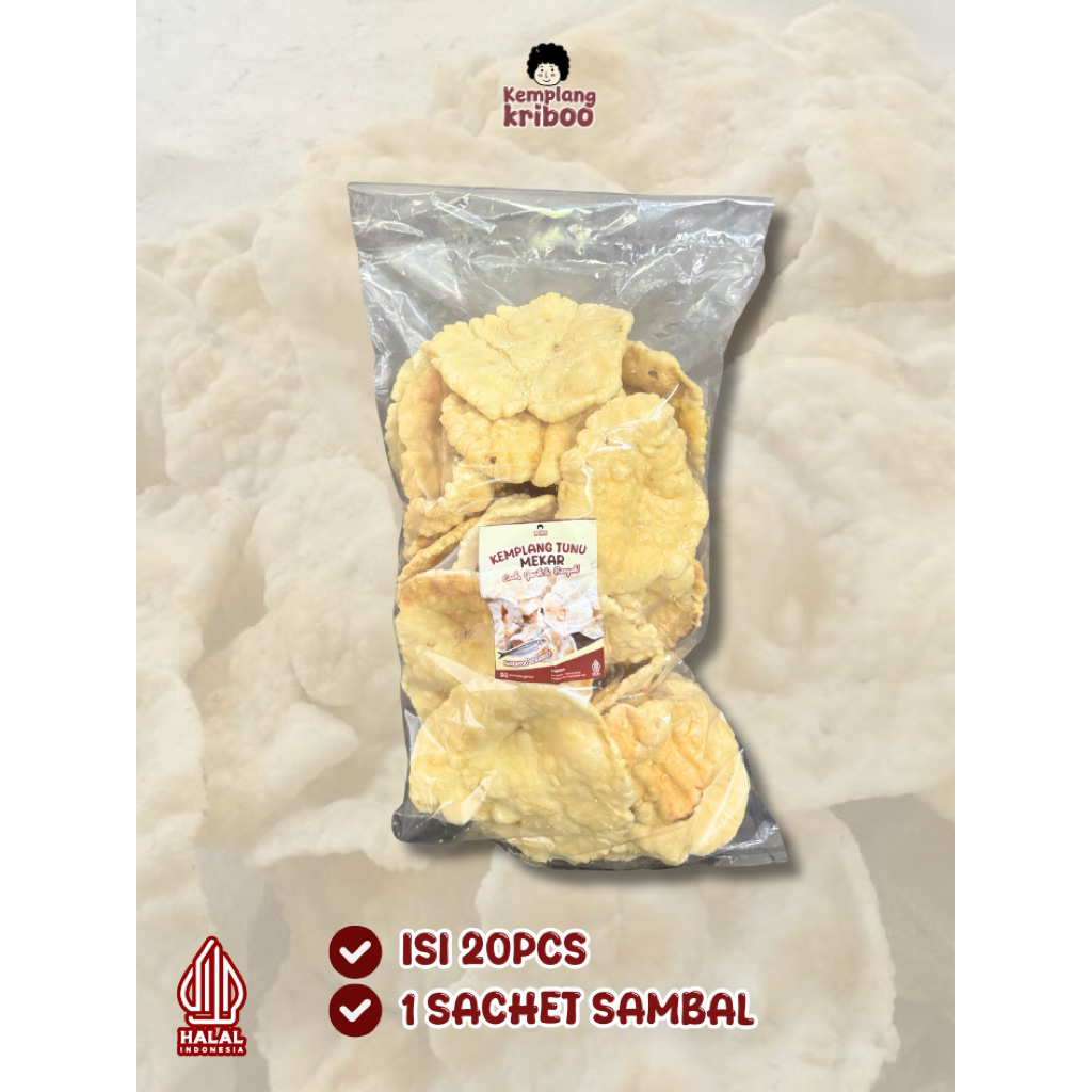 Kemplang Tunu Mekar/lebar khas palembang