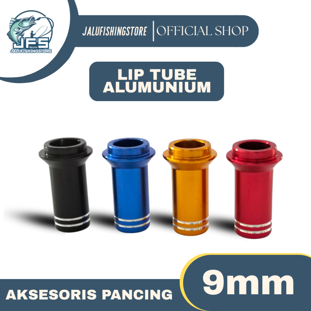 Lip Tube Pipe Alumunium Size#9mm - wc ring reelseat joran