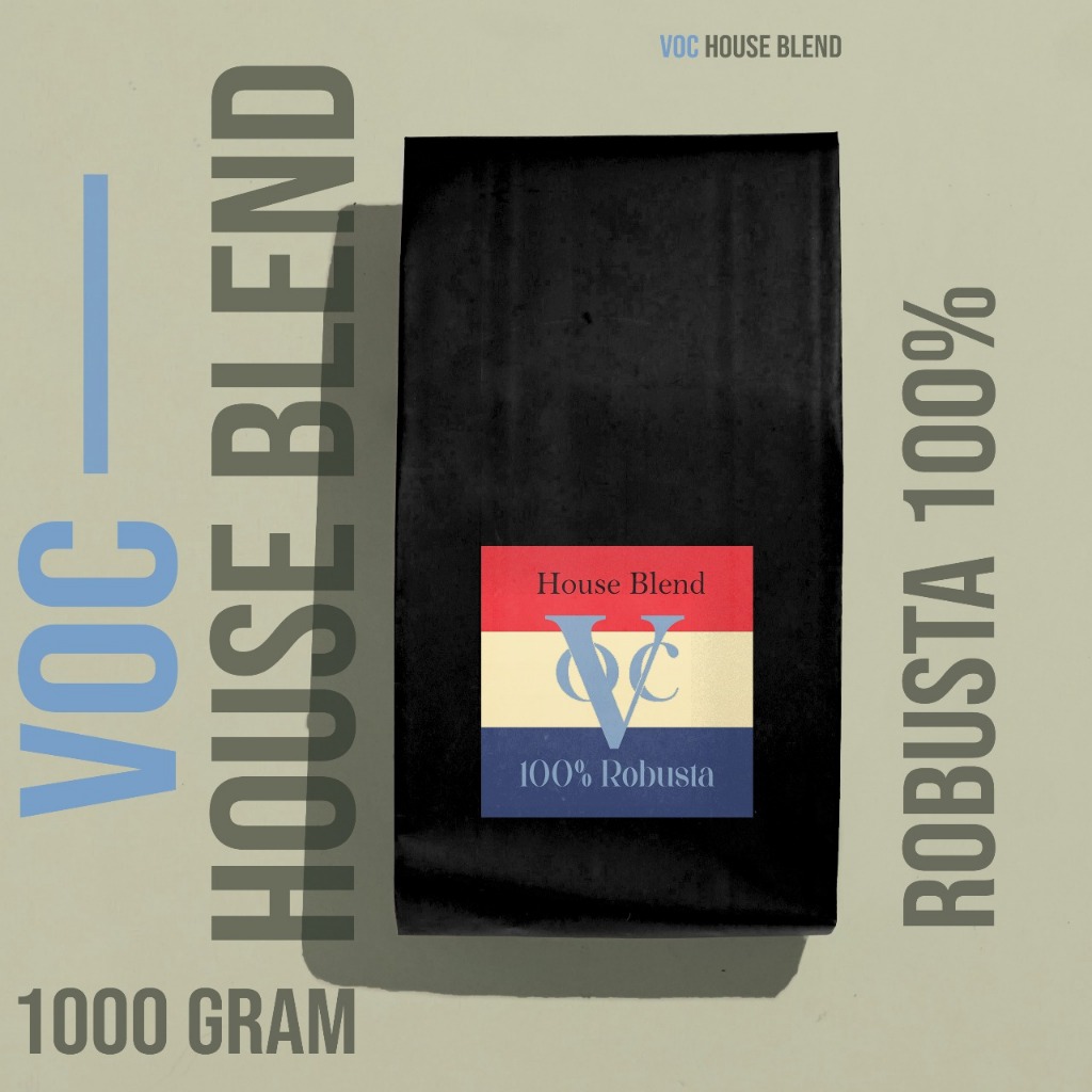 

VOC House Blend Arabika Robusta – House Blend 1kg | 100% Robusta | Pahit Sejarah, Manisnya Kemerdekaan dalam Kopi