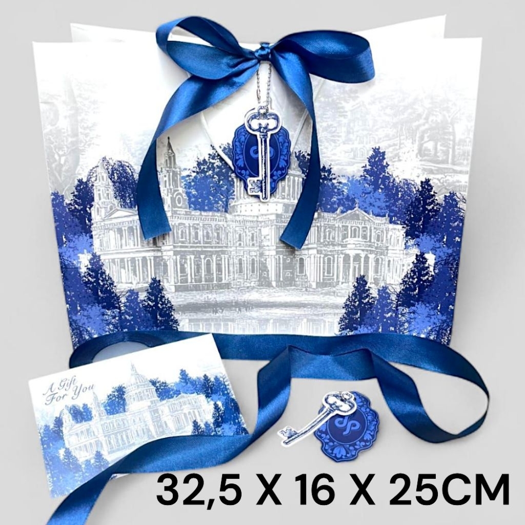 

[1 PCS BIRU] PAPER BAG PREMIUM TEBAL CLASIC ROYAL GARDEN 32,5 X 16 X 25 INCLUDE PITA DAN HANGTAG