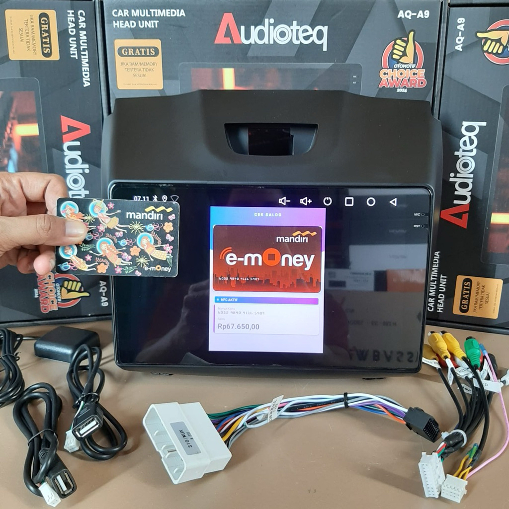 HEAD UNIT ANDROID MUX ANDROID 9 INCH ISUZU MUX RAM 2/32 GB ANDROID AUDIOTEQ ISUZU MUX RAM 2/32 GB IN