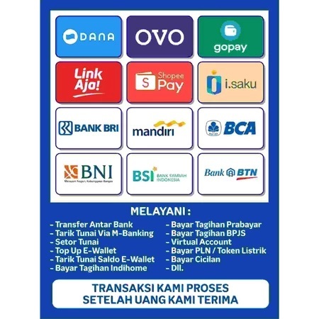 

STIKER VINYL TRANSAKSI ONLINE