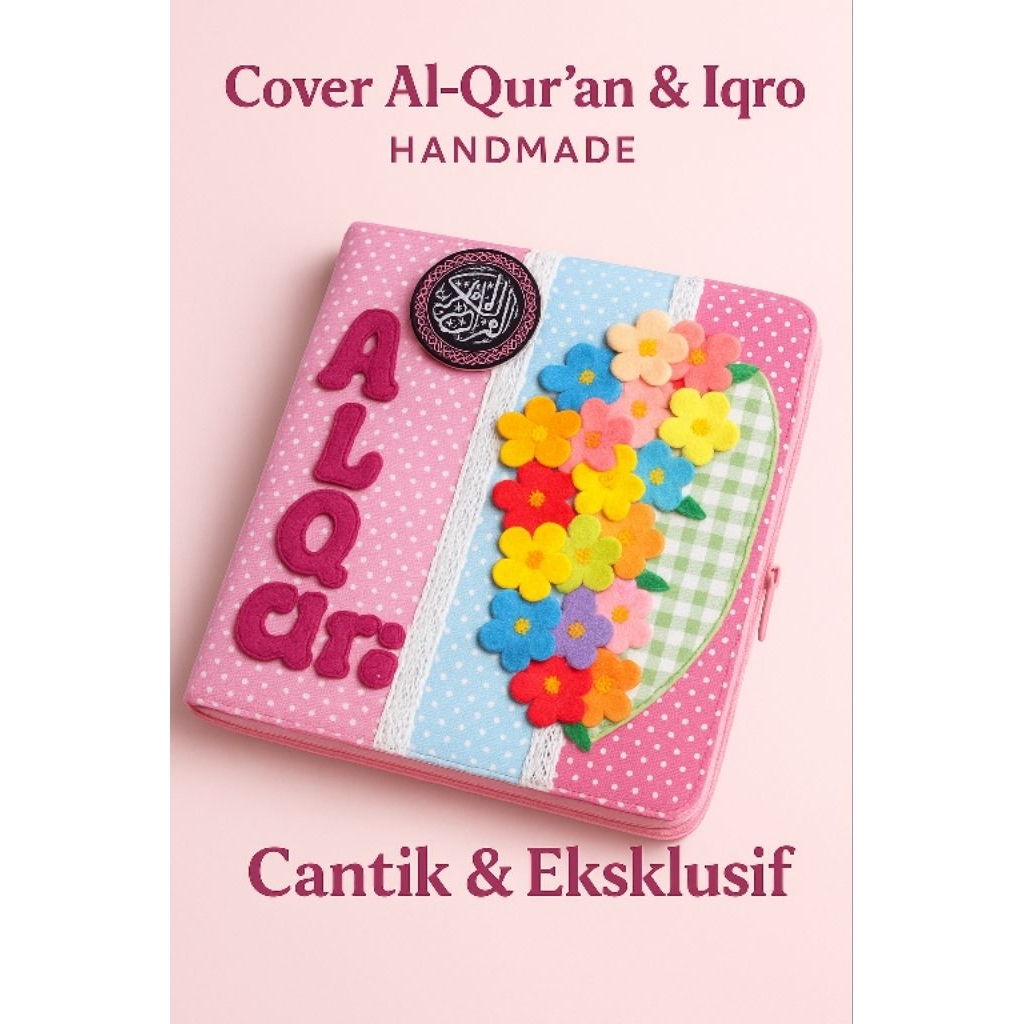 

Sampul Al Qur'an sleting | cover Qur'an Zipper | sampul Qur'an custom nama | sampul Qur'an request nama