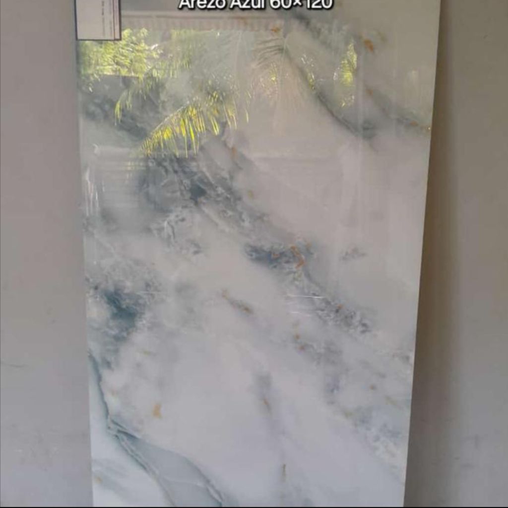 Granit Lantai/dinding 60x120 motip blue marmer mewah polish kilapp