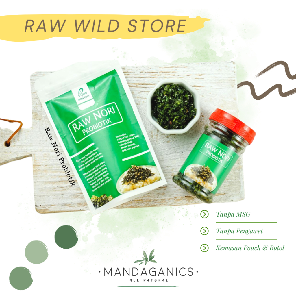 

RAW NORI PROBIOTIK | NORI SEHAT TANPA MSG PENGAWET by RAW WILD STORE