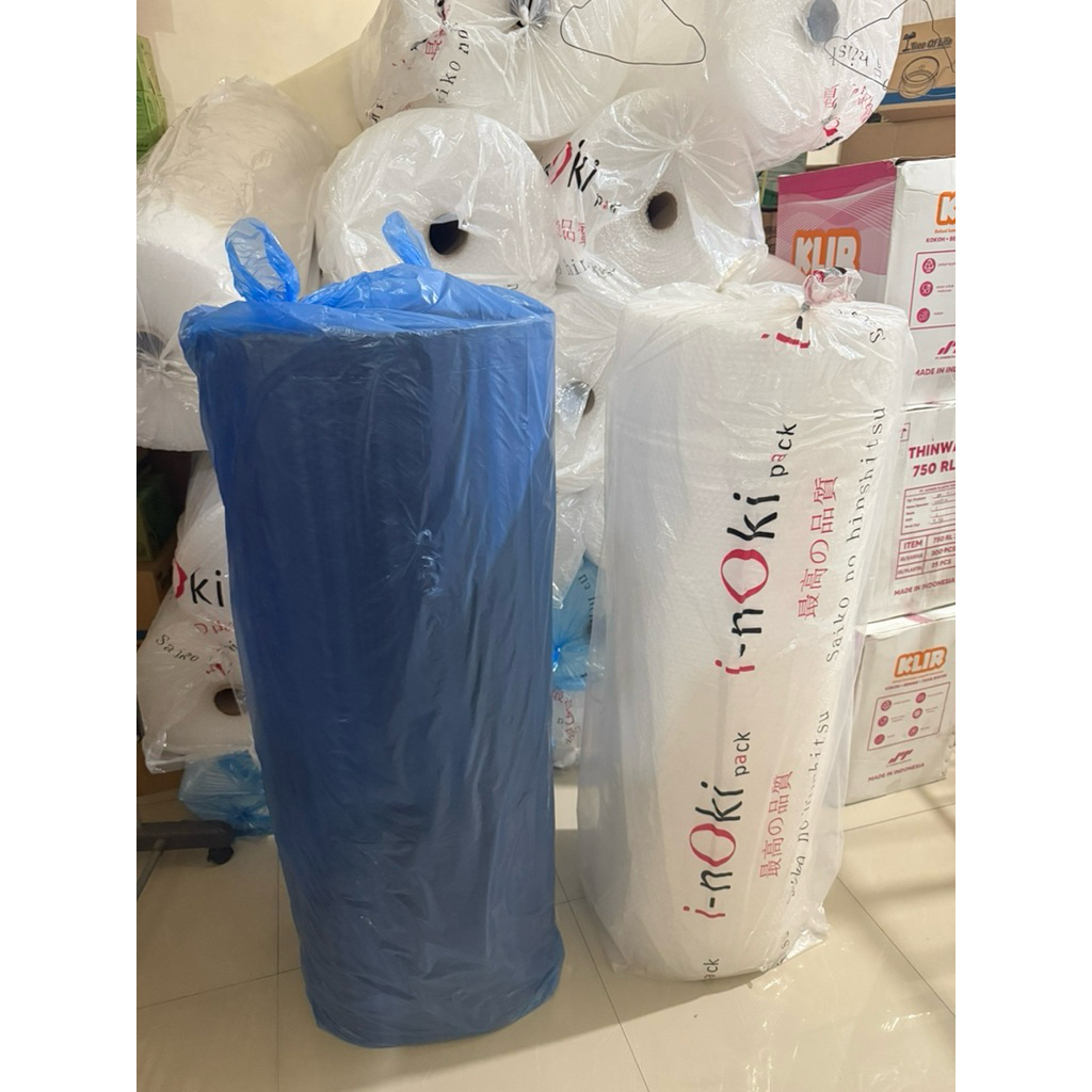 

BUBBLE INOKI 3 KG WARNA PUTIH / BUBBLE PEMBUNGKUS PAKET 125cm x 50 METER