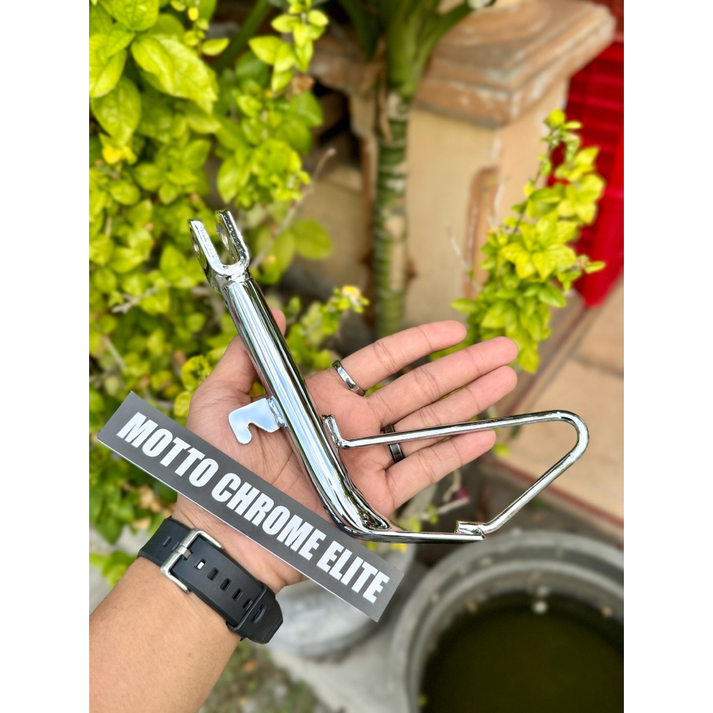 Standar Samping 17 cm  Honda PCX 160 Original Chrome