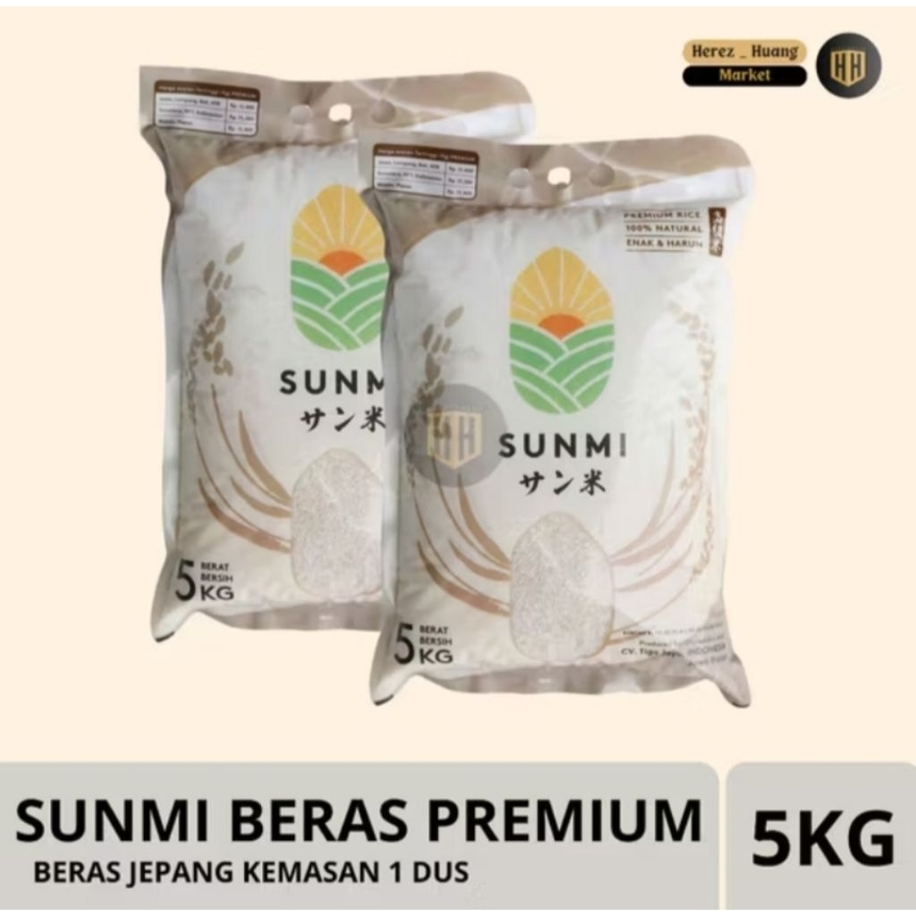 

Beras sunmi premium rice 100% natural enak dan harum kualitas jepang
