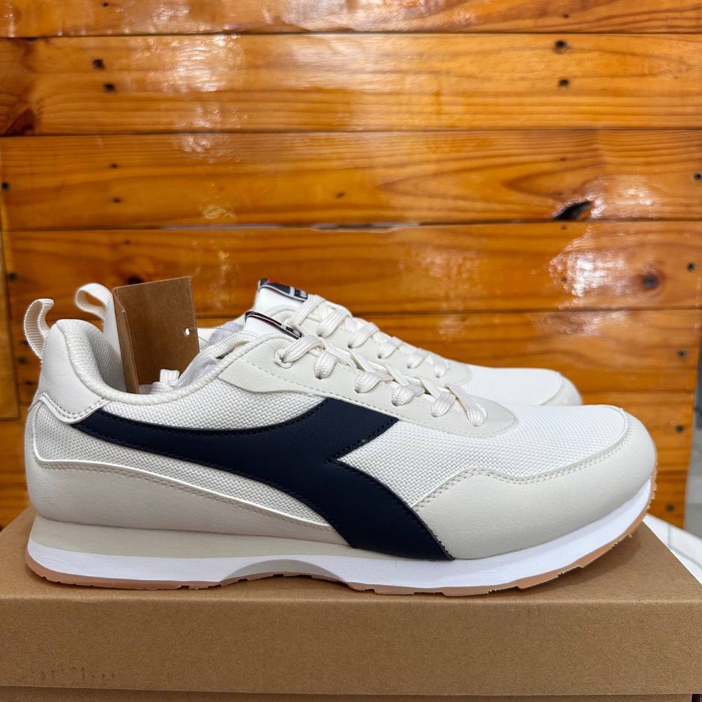 SEPATU DIADORA PRIA DIADORA MATTIA BEIGE SPORTY RUNNING CASUAL SNEAKER COD ORIGINAL MAN