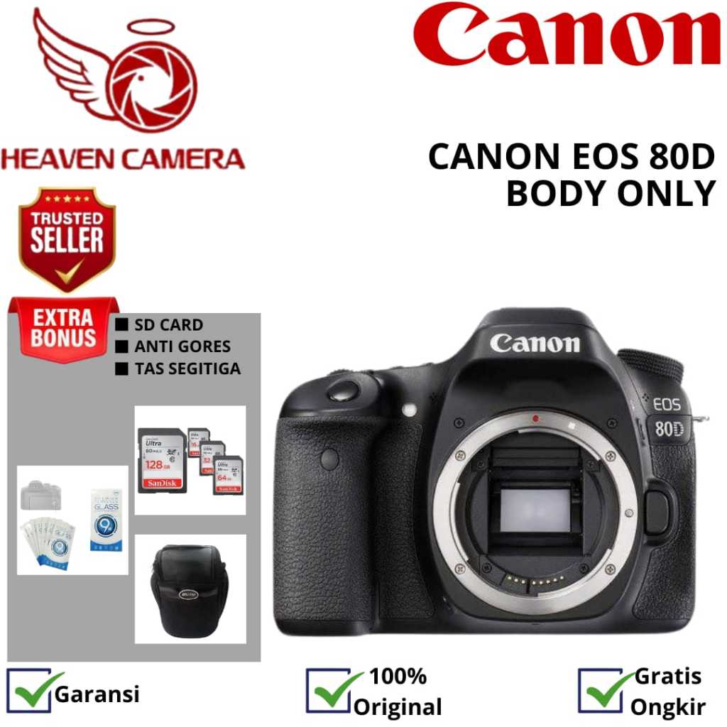 CANON EOS 80D BODY ONLY DSLR CAMERA / CANON 80D BODY ONLY / CANON 80D