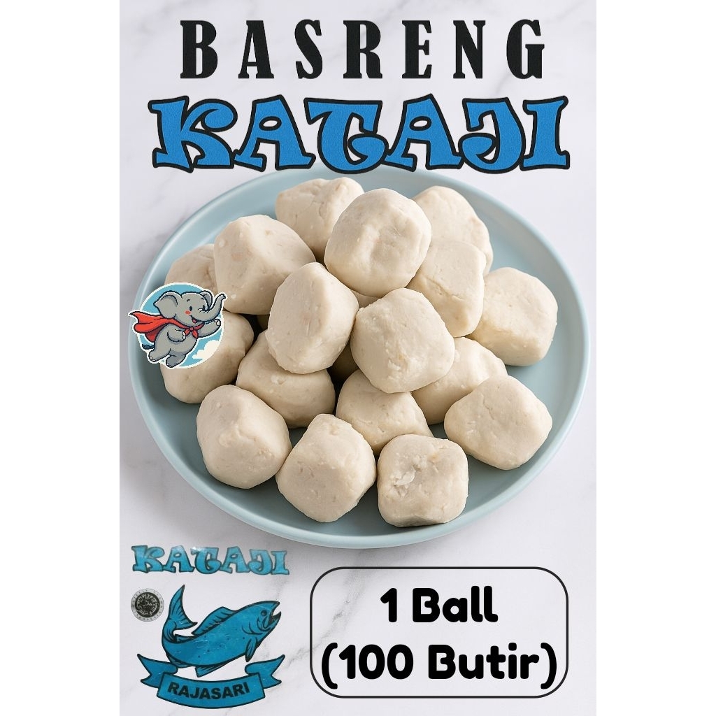 

Basreng Mentah Kataji 1 Ball (Isi 100 Butir) Cocok Untuk Keripik Basreng, Basreng Stik, Basreng Chili Oil, Basreng Bojot