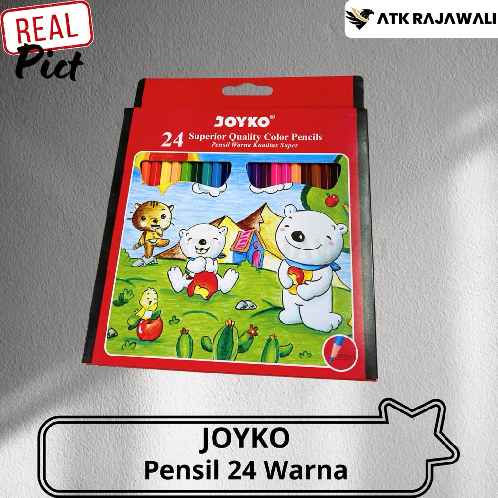 

Pensil Warna Joyko 24 Warna Panjang CP 101